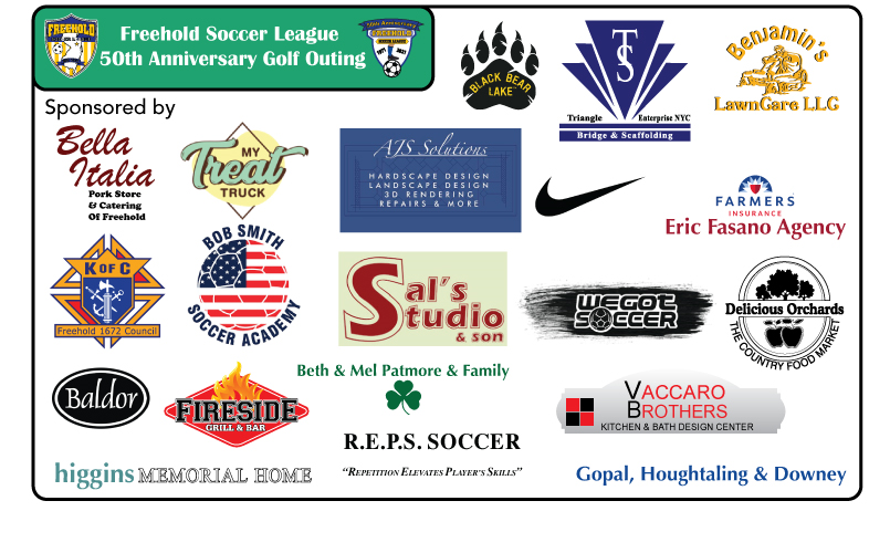 Thanks to all our Sponsors for making our outing a success!